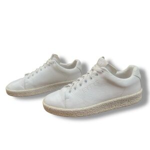 Eytys Men’s White Leather Sneakers Crepe Sole EU 44 US 11